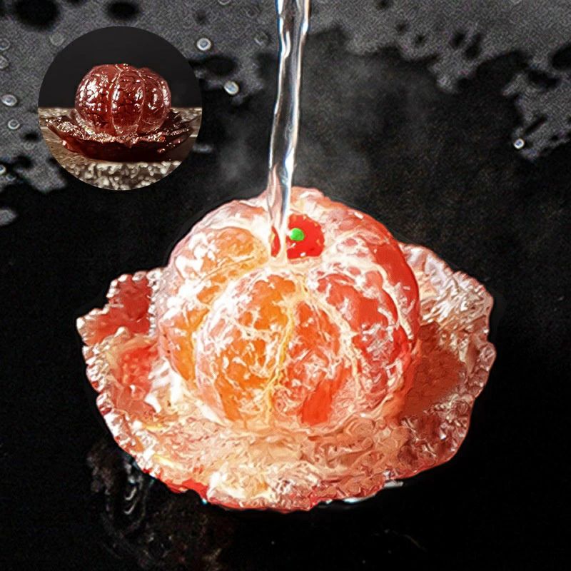 茶寵 置物 オレンジ ライチ 葡萄 ヤマモモ 果物 インテリア 雑貨 かわいい 茶玩 茶ペット オブジェ 縁..