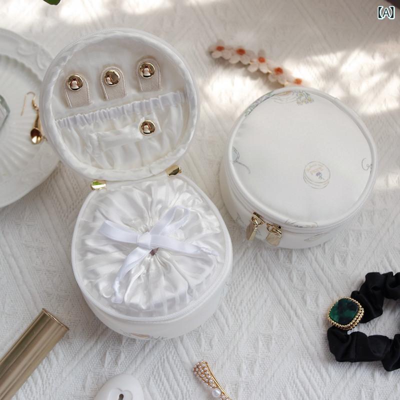 時計ケース 腕携帯 収納 持ち運び かわいい おしゃれ ジュエリーボックス 旅行 ポータブル リング ネッ..