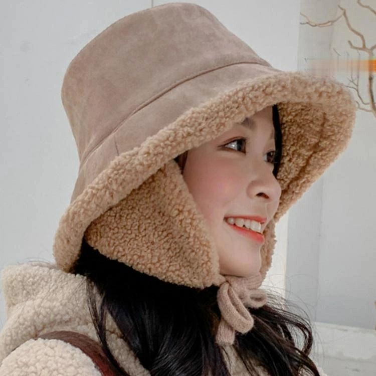 【送料無料】帽子 耳当て付き帽子 飛ばない 自転車 防寒 暖かい つば広 帽 冬 春 帽子 サファリ