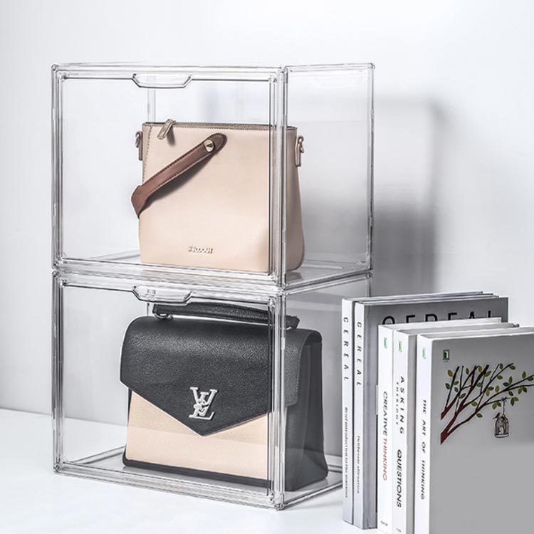 2個セット 収納ケース 透明 大容量 クリア 取り出しやすい 収納ボックス 収納ケース スニーカー スニーカーボックス 靴ケース ディスプレイ コレクションケース コレクション おもちゃ ぬいぐるみ 収納 棚 箱 収納棚 3