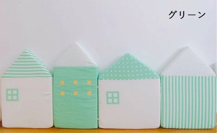 ベッドガード サイドガード ベビー 赤ちゃん ベビー用品 寝具 ハウス型 家 ストライプ ボーダー ドット 星 スター ピンク ブラック インテリア ケガ防止 かわいい グレー 2