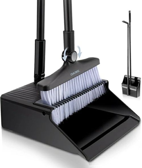 【送料無料】ほうき ちりとり セット自立式 箒 塵取り 収納便利 室内 屋外 ベランダ 玄関 掃除