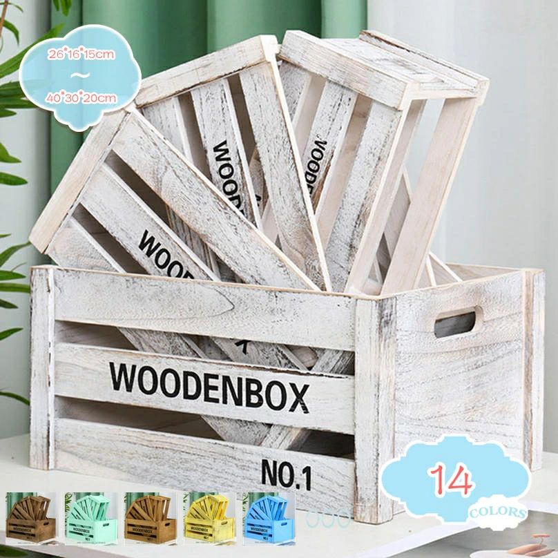 【送料無料】収納箱 木製ボックス 深型 収納ボックス 木箱 BOX 小物入れ 書類収納 ウッド おしゃれ 多..