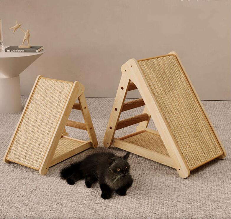 乐天商城 - 【送料無料】猫 爪研ぎ 麻 ベッド 猫爪とぎ 猫の爪とぎ ネコ耳 ネコベッド つめとぎ ねこ ペットベッド 縄巻き 大きいサイズインテリア 猫つめとぎ ネコ おしゃれ 爪みがき キャット 耐久性 遊び保護 滑り止め 家具破壊防止 運動不足改善