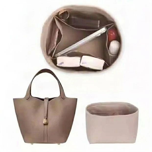 Handbag Type - 【送料無料】GM対応 自立 バッグインバッグ バッグ イン / MM PM Picotin 軽い 上質なナイロン生地 ピコタン専用