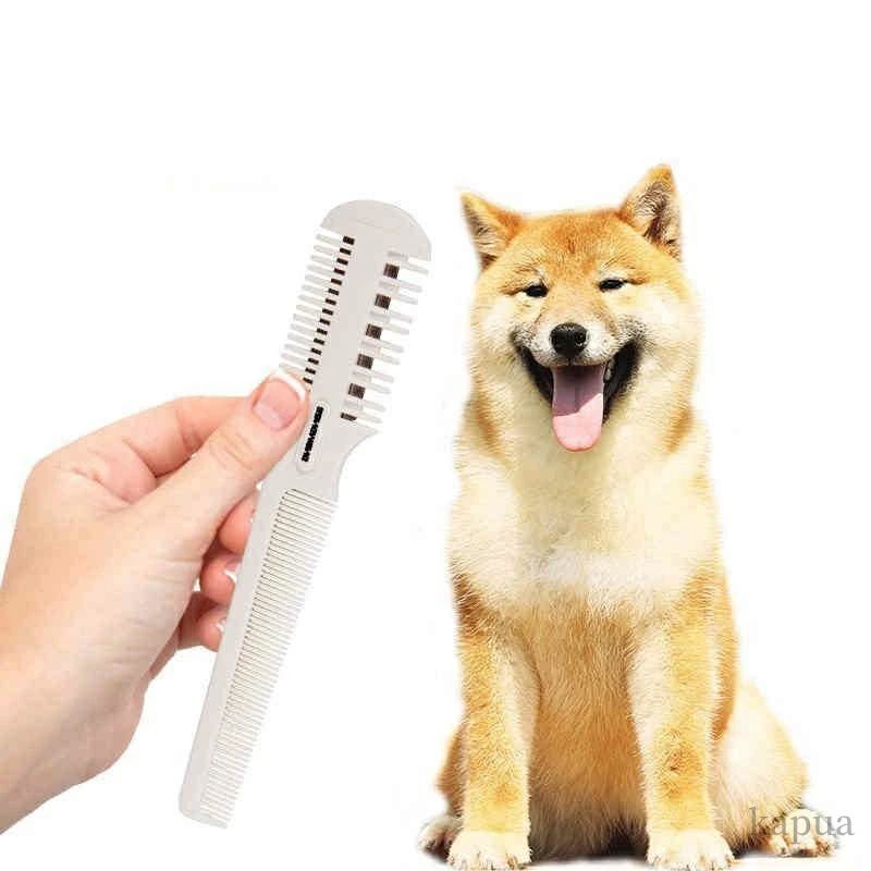 【送料無料】お手入れグッズ スキバサミ はさみ 毛 カット スキコーム くし ペット用品 イヌ ペット グ..