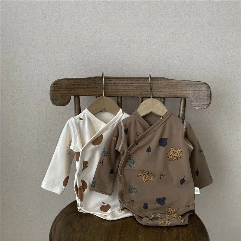 乐天商城 - 【送料無料】新生児服 ベビー服 肌着 パジャマ カバーオール ロンパース 前開き 長袖 ルームウエア ボ 四季兼用 北欧風 おしゃれ 赤ちゃん 可愛い コットン 子供服 春 夏 秋 新生児服 出産祝い プレゼント ベビーウェア 女の子 男の子 柔らかい 通販
