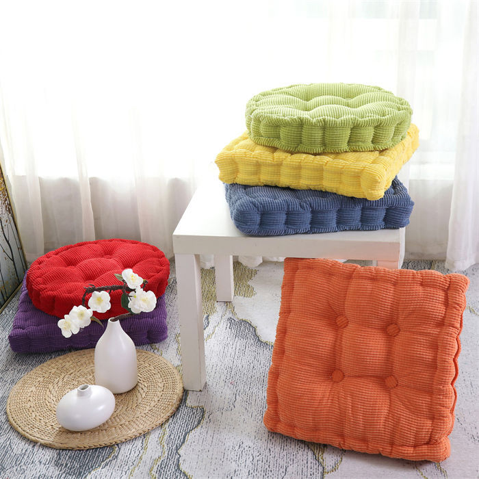 【送料無料】方形/円形選べる 8色お揃い 座 北欧インテリア雑貨 一人暮らし 結び目 女子 部屋 インテリア 雑貨 ソファ 背もたれ 腰まくら 柔らかい ソフト ノット ノット 座布団 無地