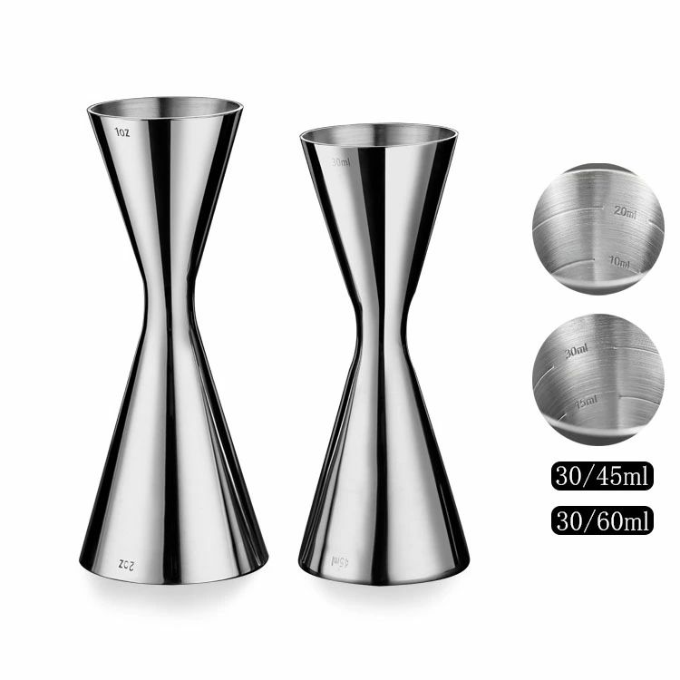 【送料無料】メジャーカップ スケール付き ダブルヘッド 30/45ml 30/60ml 計量カップ オンスカップ カ..