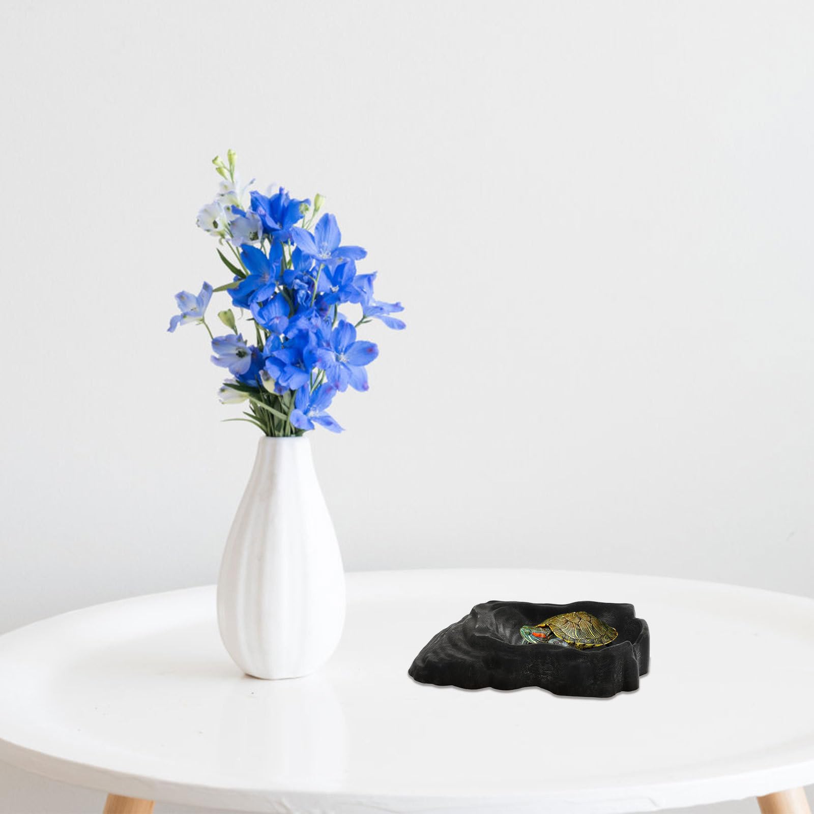 【送料無料】爬虫類 水入れ 餌入れ 爬虫類 えさ皿 給餌ボウル 亀 ヤモリ エサやり皿 爬虫類用品 樹脂 水槽 F-10