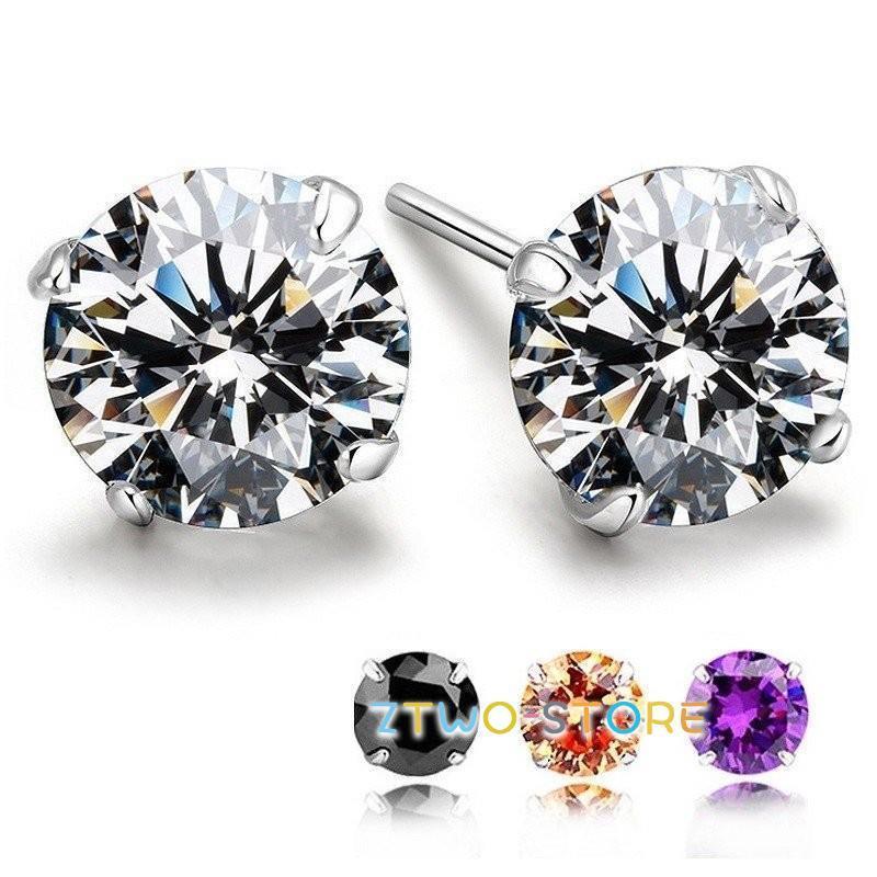 【送料無料】ピアス 両耳セット レディース 一粒ダイヤ 大粒 サイズ選べる 3mm 4mm 5mm 6mm 7mm プレゼント 母の日ギフト