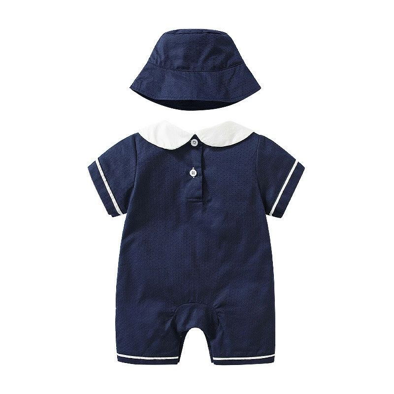 【送料無料】ベビー服 男の子 夏 カバーオール 紳士服 ロンパース 男児チェック チ...