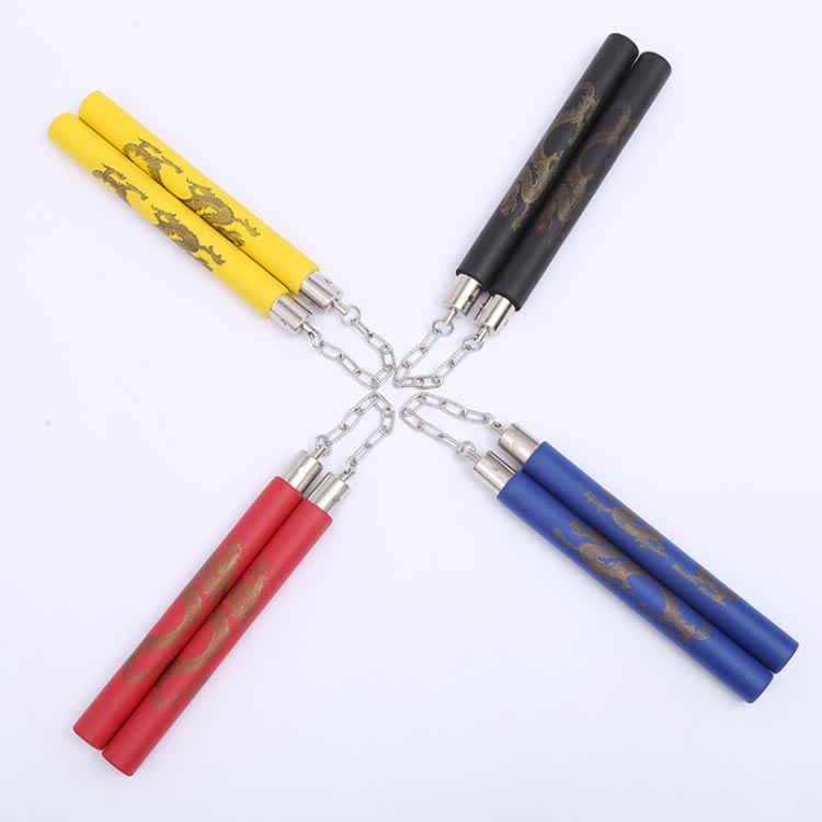 【送料無料】ヌンチャク 初心者向け 武術 訓練用 軽量 EVAスポンジ製 大人用 子供用 携帯便利 テコンドー トレーニング 軽量