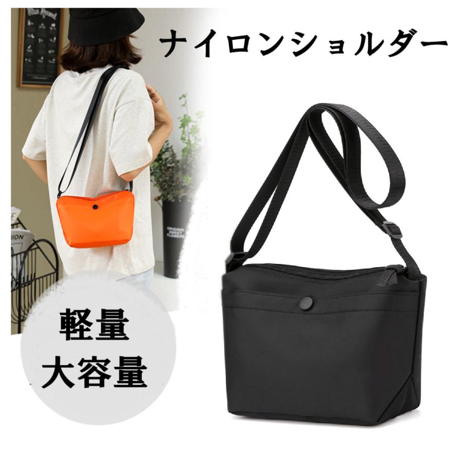 【送料無料】ショルダーバッグ レディース ナイロン 軽量 斜めがけバッグ ポシェット ナイロンバッグ 軽い 40 50 60代 ミニ キレイめ おしゃれ シンプル 20代 30代 40代 50代