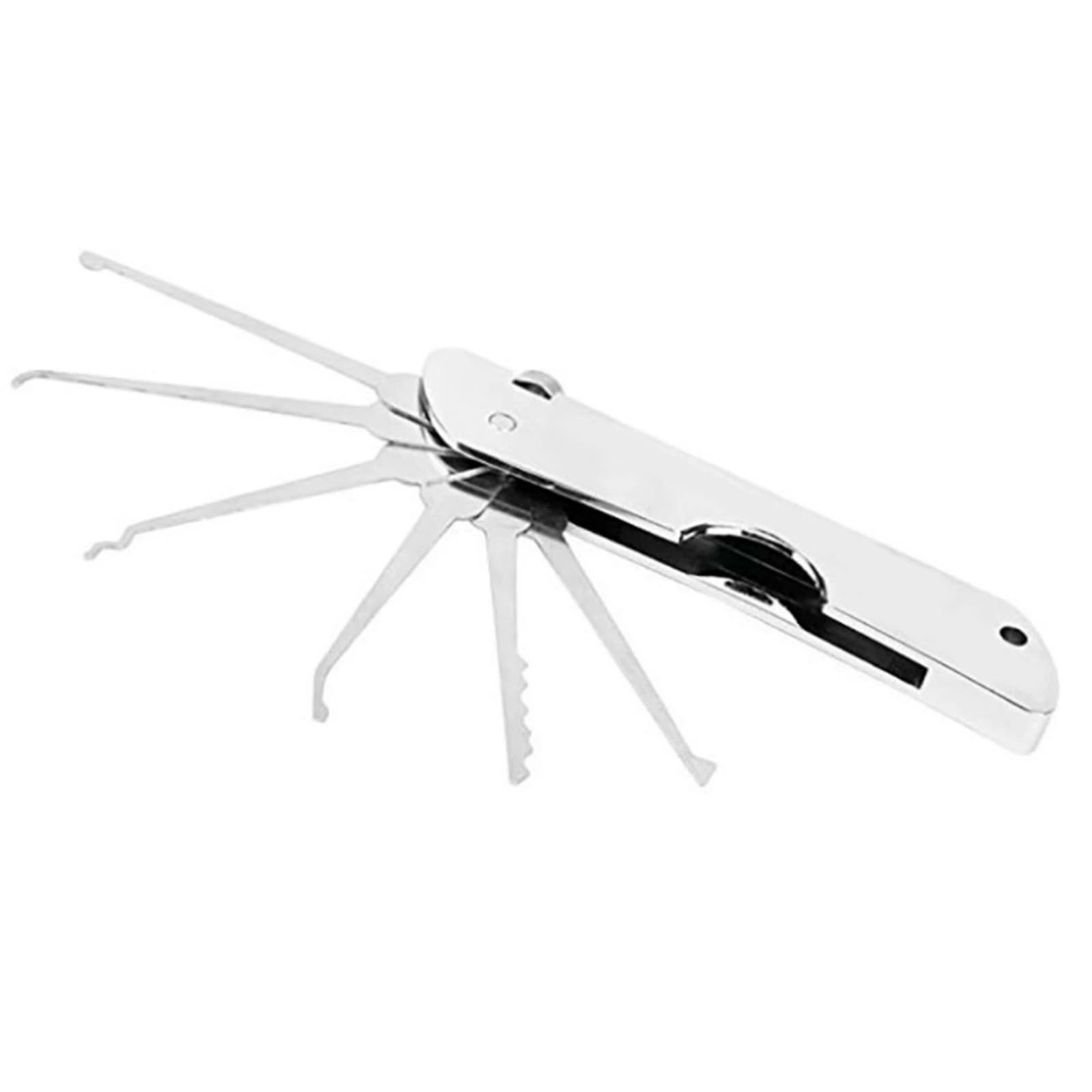 【送料無料】ステンレス鋼ロングハンドルフックツール金属キー抽出装置プラーエレクトロニクス内の異物を除去するため