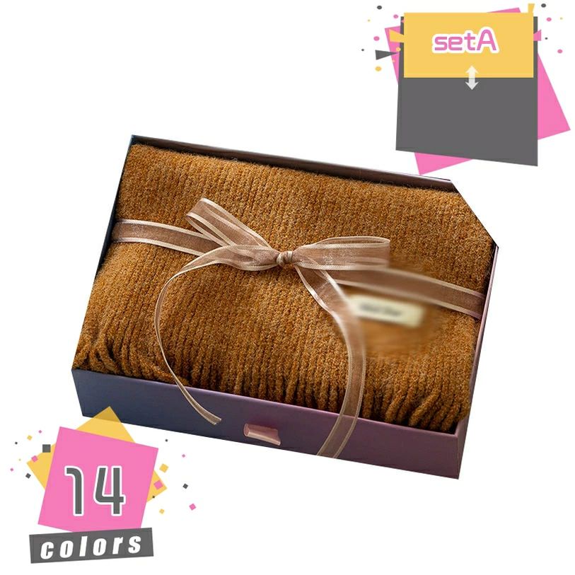 머플러 니트 장갑 보온 수통 세트 여성 2 점 세트 귀여운 크리스마스 선물 겨울 물건 방한 대책 생일 두꺼운 가을 겨울 방한 스카프 따뜻한 패션 여행 그녀 연인 선물 귀여운 세트 판매