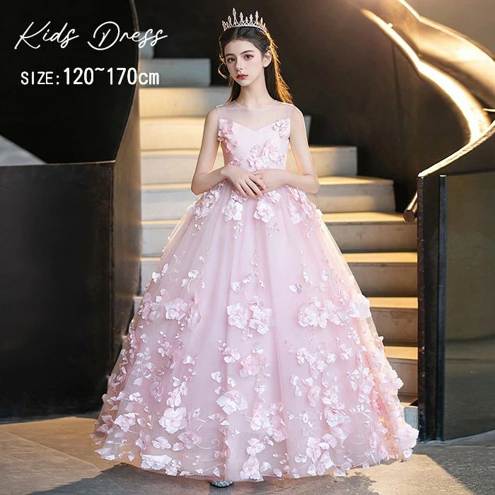 類似商品はこちら ＊.*꙳ドレス 子供 発表会 ブルー ピンク 結婚式 14,980円ドレス 子供 発表会 ピンク 結婚式 女の子 12,980円ドレス 子供 発表会 ピンク 結婚式 女の子 18,980円ドレス 子供 発表会 シャンパン 結婚式 女の15,980円ドレス 子供 発表会 グリーン 緑 結婚式 女12,980円ドレス 子供 発表会 ブラック パープル 結婚25,980円 セット内容&nbsp;✽.*꙳ ドレスのみ「記載のないアクセサリー、小物等は付属しません」 素材&nbsp;✽.*꙳ ポリエステル カラー&nbsp;✽.*꙳ ピンク サイズ (cm)&nbsp;✽.*꙳ 120cm/バスト64　ウエスト60　ドレス丈100130cm/バスト68　ウエスト64　ドレス丈105140cm/バスト72　ウエスト68　ドレス丈110150cm/バスト76　ウエスト72　ドレス丈115160cm/バスト80　ウエスト76　ドレス丈120170cm/バスト84　ウエスト80　ドレス丈125※表記寸法と実寸値の多少の誤差はご容赦ください よくある質問&nbsp;✽.*꙳ Q1. ピンクのドレスは発表会や結婚式などのフォーマルな場でも問題なく着られますか？▸ はい、上品でやわらかな印象のピンクカラーは、お子さまの可愛らしさを引き立て、発表会や結婚式などのフォーマルな場にもぴったりです。by GraceshopQ2. ノースリーブタイプとのことですが、季節に合わせてアレンジできますか？▸ はい、カーディガンやボレロなどを重ねていただくことで、春・秋・冬など季節を問わずご着用いただけます。by GraceshopQ3. 160cmや170cmなど大きめサイズでも可愛らしく着こなせますか？▸ はい、大きめサイズでもバランスの取れたデザインとなっており、ジュニアのお子さまにも上品で華やかな印象を与える一着です。by Graceshop 送料&nbsp;✽.*꙳ ★1点 880円(北海道・九州・沖縄・離島除く)商品を複数ご注文の場合の送料は、下記の表を参照してください。 ※SALE品など、他商品との同梱発送不可の商品と合わせてご購入の場合、送料の計算が異なりますのでご注意ください。 注意事項&nbsp;✽.*꙳ ●ページの閲覧環境によって、掲載写真と実際の商品の色合いが異なる場合があります。 ●モデルに小物を使う場合がございますが、商品に含まれませんので、セット内容をご確認ください。 ●製造過程・出荷過程の間に出来た細かなキズ・折りジワ・ヨゴレなどある場合がございます。細かい部分まで気になさる方は、ご購入をご遠慮ください。 ●商品の仕様は、製造元の都合により予告なく変更や突然の欠品等で商品手配の遅れや手配ができない場合がございます。 ●お届けした商品に不備がございましたら、お届け後5日以内にご連絡ください。早急に対応させていただきます。なお期日を過ぎた場合はお受け致しかねます。 ●土日祝祭日のご注文およびお問い合わせへの弊社からのご連絡は、翌営業日となります。 ●海外製品のため、詳細タグなし。 ●配送の関係上、ラッピング対応は受け付けておりません。 &nbsp;&nbsp;会社・学校・団体でご購入のお客様 発送の際、ご担当者様のお名前（フルネーム）が必要となります。 登録情報のお名前を、会社名や団体名のみでご登録されている場合、ご登録名をご担当者様のお名前にご変更していただくか、【備考欄】にフルネームでご記入願います。 【納品書や領収書につきまして】 当店では個人情報保護及び環境保全の為ペーパーレス化に取り組んでおりますので、お届けのお荷物に納品書（お買上明細書）は同封しておりません。ご了承くださいませ。 ご希望の場合、ご注文時【備考欄】にご記入願います。PDFファイルをメールにて添付いたします。 &nbsp;&nbsp;返品・交換・キャンセルについて サイズ間違い・イメージ違いなど、お客様都合によるキャンセルやご交換は原則として承っておりません。返品ルールに関しましては、リンク先ページをご覧の上、お気軽にお問い合わせください。 SIMILAR COLOR ピンク よく一緒に購入されている商品 ＊.*꙳ドレス 子供 ピアノ発表会 演奏会 ブラック 15,980円ドレス 子供 発表会 ピンク 結婚式 女の子 18,980円ドレス 子供 発表会 ブルー ピンク 結婚式 14,980円