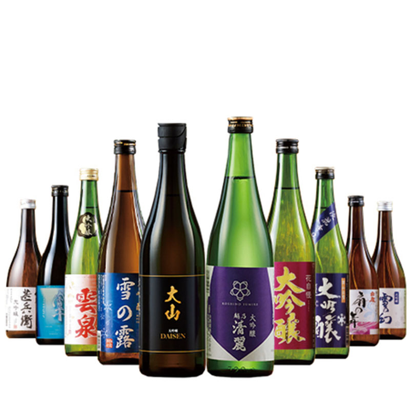 【送料無料】全国10酒蔵の大吟醸飲みくらべ 10本組 (お酒 日本酒 大吟醸 飲み比べ 日本酒飲み比べ ギフト プレゼント お歳暮 お年賀 HIS)のサムネイル