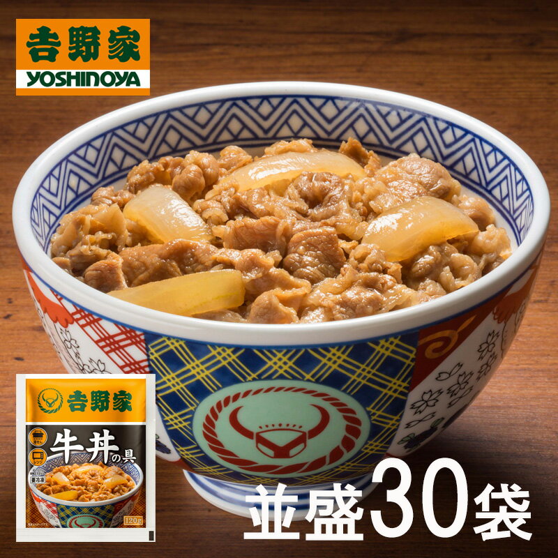 【送料無料】吉野家 牛丼の具 120g入り×30袋セット (