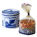 【オランダのお土産】デルフト風 缶入りワッフル3缶セット