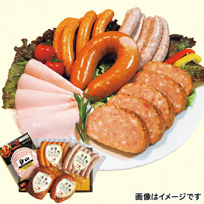 石川 白山ロースハム 5種セット | 産地直送品 | (石川のお土産 ハム詰合せ ウインナーハム詰合せ ロースハム お取り寄せグルメ お取り寄せギフト ギフト プレゼント 贈答品 誕生日 お中元 母の日 父の日 土産 お土産 おみやげ HIS)のサムネイル