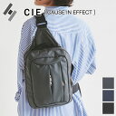 【OPEN記念プレゼント+Wプレゼント付】 CIE シー バッグLEAP スリングバッグ(L) 072302メンズ レディース ボディバッグ ボディーバッグ シ...
