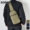 【OPEN記念プレゼント+選べるプレゼント付】 SONNE ゾンネ バッグTRIM トリム ボディバッグ SO-SOSL005メンズ レディース ボディーバッグ...