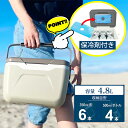 クーラーボックス 保冷剤付き 小型 4.8L 小型クーラーボックス ハードクーラー 軽量 保冷ボックス 【沖縄・離島販売不可】 〇プレゼント