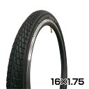 【17日まで全品P3倍!】自転車 タイヤ 16インチ 高品質 交換用タイヤ COMPASS コンパス P1023 16x1.75 H/E ブラック 1本 折りた...