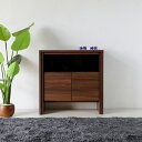 【値下げしました】最大10,000円クーポン商品名| NVS リビングボード 83cm テレビボード サイドボードカラー| ウォールナット ブラウンサイズ| 幅...