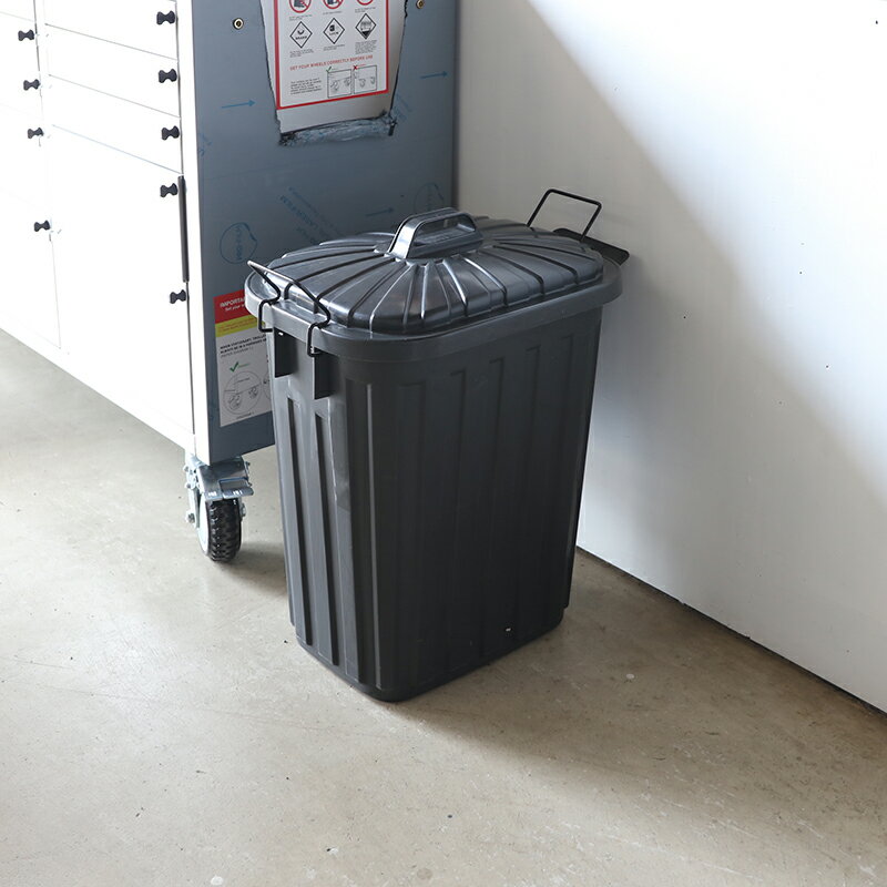 TAF-DB【2台セット】ゴミ箱 ダストボックス ごみ箱カラー:グリーン/ブラック/サンドベージュ/グレーサイズ:幅36×奥行55.4×高さ62.2cm安心の日本製 ゴミバコ ごみばこ ペール 店舗用ダストBOX フタ付き 60リットル おしゃれ室内 野外 ベランダ