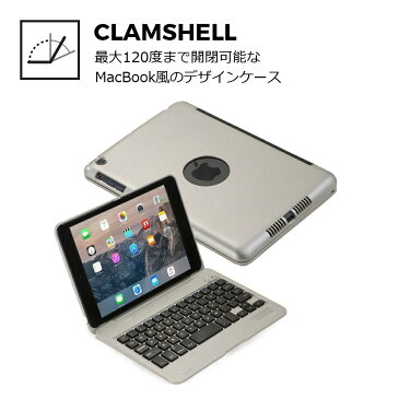 iPad mini mini2 mini3 mini4 キーボード ケース Cooper Cases ブランド Kai Skel クラムシェル ワイヤレス Bluetooth タブレットケース ハード シンプル ブランド カバー