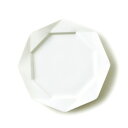 Diastyle OcTA オクタ25cmプレート日本製 磁器 白い食器 8角 八角皿 皿 おしゃれ 食器 白 ●7 日本製 磁器 白磁 八角形 皿 パスタ皿 ...