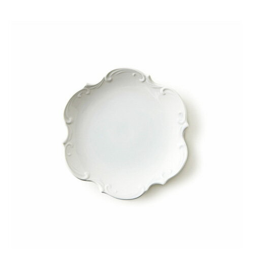 【B級品6】白磁 DoTu ドツ 20cmプレート (アウトレット含む)日本製 皿 おしゃれ お皿 おしゃれ 食器 アウトレット 日本製 磁器 美濃焼 食器 ケーキ皿 デザートプレート 業務用食器