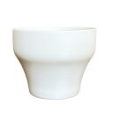 ビスク 植木鉢 12.8cm×H10.2cm 変形タイプ 磁器製 白日本製 磁器 植木鉢 おしゃれ 白 陶器 多肉植物 ▲8 寄せ植え 観葉植物 鉢 おしゃれ ...