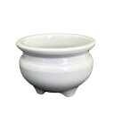【B級品12】日本製 磁器 香炉 (大)美濃焼 陶器 白 3寸 ホワイトこうろ 香立て こうたて 線香立て 線香差し ◆kt 机上香炉 神具 供養 コンパクト ...