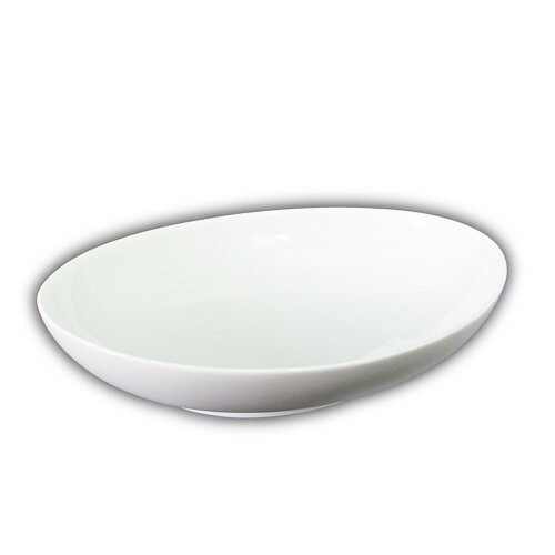 フリスタ 29cm オーバルベーカー(アウトレット)日本製 磁器 白い食器 パスタ皿 特大 業務用 食器 白 カレー皿 楕円 皿 おしゃれ