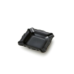 【黒マット】スクエア アッシュトレイ(アウトレット含む)日本製 磁器 業務用 シンプル 陶器 はいざら おしゃれ 灰皿 おしゃれ 黒 ブラック 灰皿 黒 陶器 業務用 はいざら 小ぶり ハイザラ おしゃれ