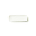 ALPHA アルファ 18×6cm 細長角皿S (アウトレット含む)白い食器 日本製 磁器 角皿 スクエア 小魚皿 食器 白 業務用食…