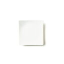 【B級品 スーパー アウトレット7】アルファ 13cm 正角皿 日本製 磁器 食器 白 角皿 小皿 ポーセリンアート 白い食器