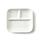 FF 3つ仕切りランチトレー(アウトレット含む)ランチプレート 日本製 磁器 白い食器 仕切り皿 おしゃれ 陶器