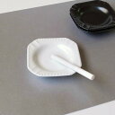 DOT ドット スクエアアッシュトレイ日本製 皿 おしゃれ お皿 おしゃれ 食器 白 食器 アウトレット 日本製 ●1 磁器 白 灰皿 陶器 業務用 はいざら 磁器製 小ぶり ハイザラ 白磁 ショップ 販売 通販 テーブルウェアファクトリー