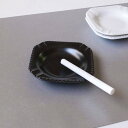 【B級品5】黒マット DOT ドット スクエアアッシュトレイ日本製 磁器 業務用 シンプル 陶器 はいざら おしゃれ 灰皿 おしゃれ 黒 ブラック 灰皿 業務用 はいざら 磁器製 小ぶり ハイザラ おしゃれ