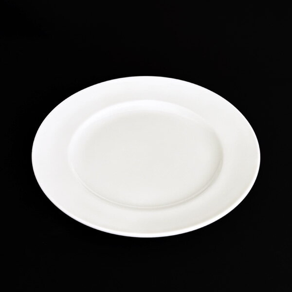 白磁土仕様 20.5cm リム付き丸皿 yt ライスプレート 日本製 磁器 食器 白 業務用 リム付き 丸皿 ライス皿 ◆yt ご飯皿 パン皿 ライス プレート 白い食器 白磁 ショップ 販売 通販 テーブルウェアファクトリー
