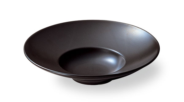 Other Dishes - スープセレクション ワイドリム 26cm リム型スープ 皿 黒マット 黒い食器 cafe カフェ 食器 おしゃれ オシャレ 業務用 日本製