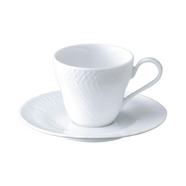 カフェ食器 アンジェ コーヒーカップ ＆ ソーサー コーヒー碗皿 コーヒー碗 受皿 白い食器 cafe カフェ 食器 おしゃれ オシャレ 業務用 日本製