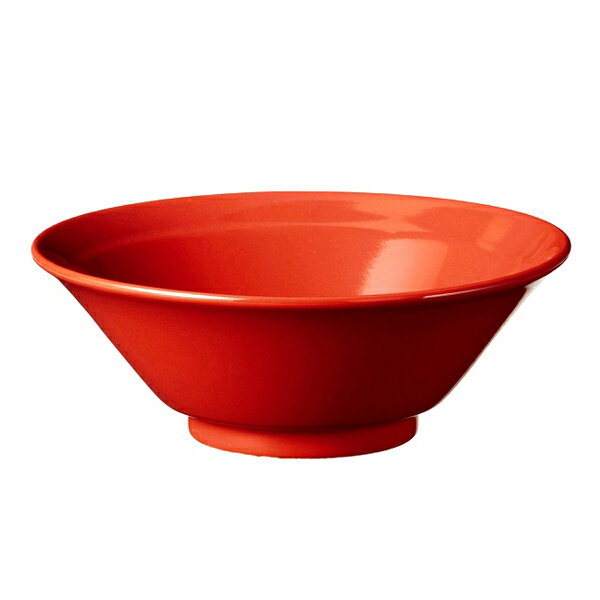 Rakuten - 赤釉 あかゆう 6.8リム付き切立ち丼（20.9cm） 中華食器 業務用 ラーメン 日本製