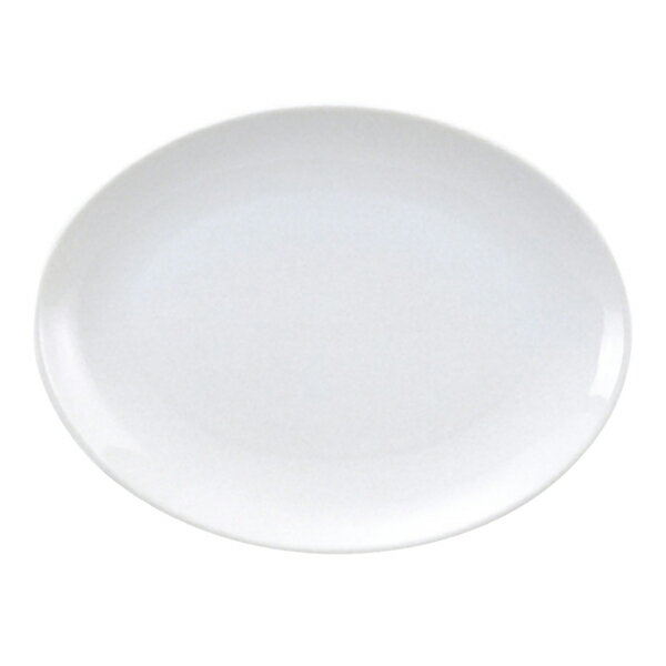 玉渕 14”メタ玉プラター（36.9cm 楕円皿） 白い食器 cafe カフェ 食器 おしゃれ オシャレ 業務用 日本製