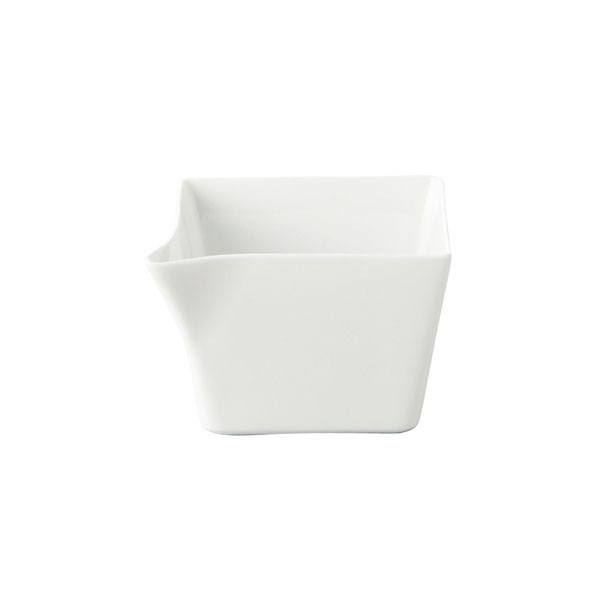 白磁 スクエア square 6cm 片口角鉢（小） 【 小田陶器 】