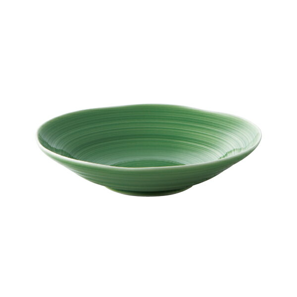 樂天商城 - 櫛目 kushime 16.0cm 深皿 緑釉 【 小田陶器 】